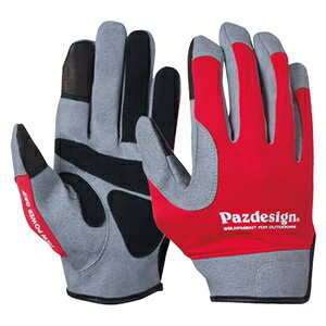 パズデザイン オフショアグローブレザー Mサイズ(レッドホワイト) PGV-033_M(RD-WH) Pazdesign OFFSHORE GLOVE LEATHER