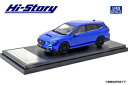 ハイストーリー 1/43 SUBARU LEVORG STI Sport (2020) STIスポーツパーツ WRブルー パール【HS333WB】 ミニカー