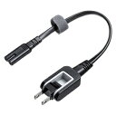 サンワサプライ メガネ型コネクタ対応電源コード KB-DM2S12A-02(2)