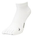 ミズノ ランニングサポートソックス(5本指)(ホワイト・サイズ:23~25) J2MX10010123-25 mizuno ユニセックス