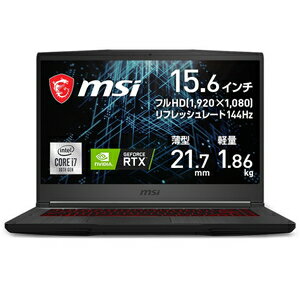 GF65-10UE-219JPMSIGF65Thin10U(Corei7/16GB/512GBSSD/RTX3060) Josh