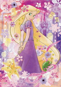 エポック社 パズルデコレーション ディズニー Rapunzel（ラプンツェル）-Glowing Hair- 108ピース 布素材【72-027】 ジグソーパズル 【Disneyzone】