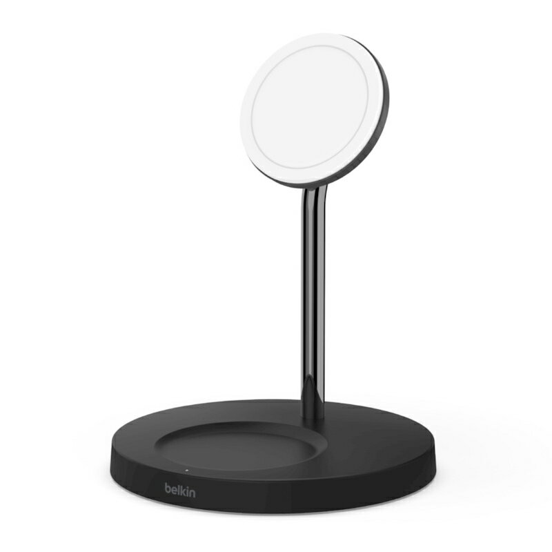BELKIN BOOST↑CHARGE PRO MagSafe対応 2-in-1磁気ワイヤレス充電スタンド(ブラック) WIZ010DQBK