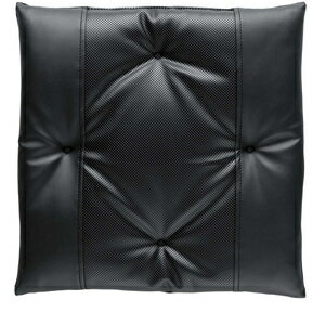BONFORM シートクッション ディンプルライン 軽/普通車 綿入角 43x43cm ブラック 5752-06BK ボンフォーム