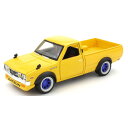 Maisto 1/24 ダットサン 620 ピックアップ イエロー ミニカー