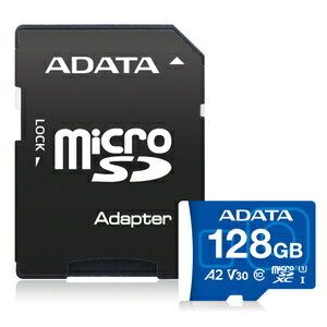 ADTAG-128G ADATA microSDXCメモリーカード 128GB Class10 UHS-I(U3) V30 A2※GoPro 動作確認済み MAX Performance