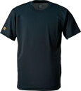 Z-BOT630J-1900-130 ゼット 少年用 ベースボール Tシャツ(ブラック・サイズ:130cm) ZETT
