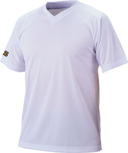 ゼット ベースボール Vネック Tシャツ(ホワイト・サイズ：L) Z-BOT635-1100-L ZETT