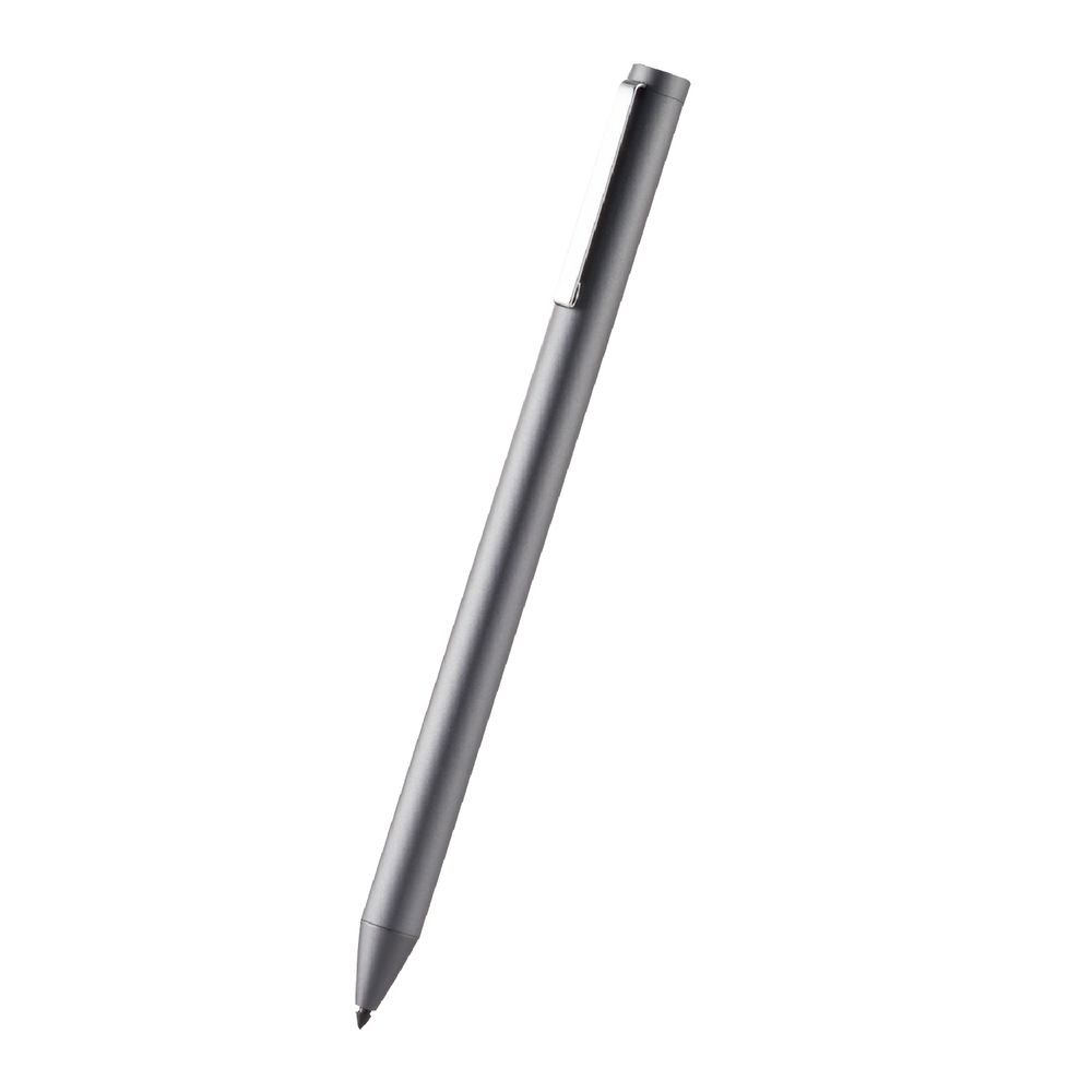 エレコム iPad専用 タッチペン スタイラス リチウム充電式 パームリジェクション対応 ペン先交換可能 ペン先付属なし(グレー) P-TPACSTAP01GY