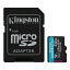 SDCG3/512GB Kingston（キングストン） microSDXCメモリカード 512GB Class10 UHS-I U3 V30 A2 Canvas Go！ Plus