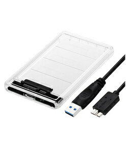 AOTECH プレミアムオールクリアボディ 2.5型SATA HDD/SSDケース ITPROTECH（アイティプロテック） AOK-25CASE-U3C