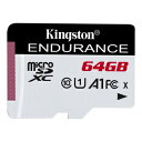 SDCE/64GB KingstoniLOXgj microSDXCJ[h 64GB Class10 UHS-I U1 High-Endurance