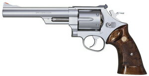 クラウンモデル ホップアップ ガス リボルバー S＆W M629 .44マグナム 6インチ シルバータイプ【対象年令 18才以上用】 エアガン