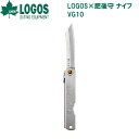 No.83005002 ロゴス LOGOS×肥後守 ナイフ VG10 LOGOS