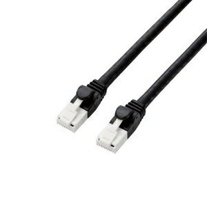 エレコム LANケーブル PS5対応 CAT6A 爪折れ防止 1.0m ブラック GM-LDGPAT/BK10