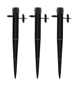 GA-QF022 GAONA ミニスプリンクラー マカロニホース用 360°散水 3個入 ガオナ