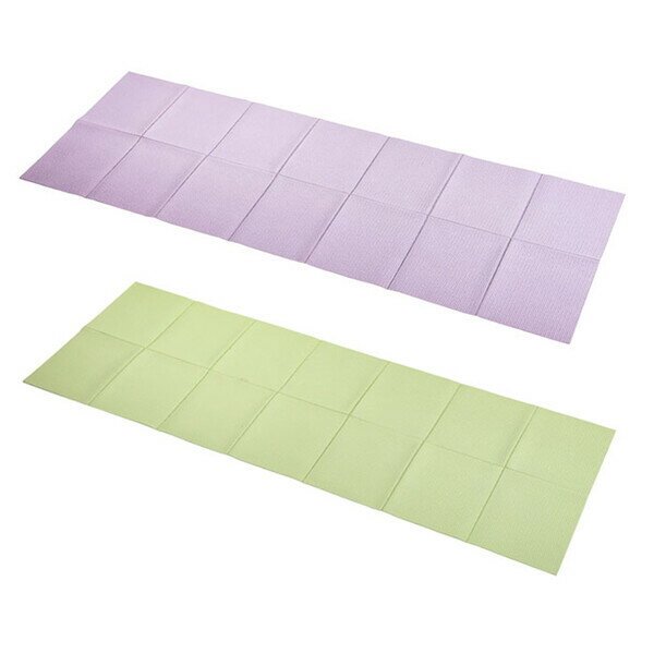 カワセ 折りたたみ式ヨガマット（パープル） IMC-24PP(カワセ) 鉄人倶楽部 [IMC24PPカワセ]