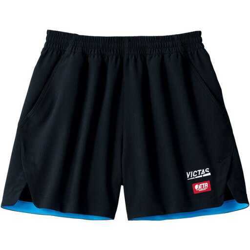 TSP-622102-1051-4XL ヴィクタス 男女兼用 卓球用ゲームパンツ(ブラック×ターコイズ・サイズ:4XL) VICTAS インサイド ヘムカラー ゲームパンツ TSP-622102-1051-4XL ヴィクタス 男女兼用 卓球用ゲームパンツ(ブラック×ターコイズ・サイズ:4XL) VICTAS インサイド ヘムカラー ゲームパンツ