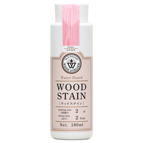 和信ペイント ウッドステイン 180ml(WS-14/コスモス) #800664(ワシン) Washin Paint Wood Atelier