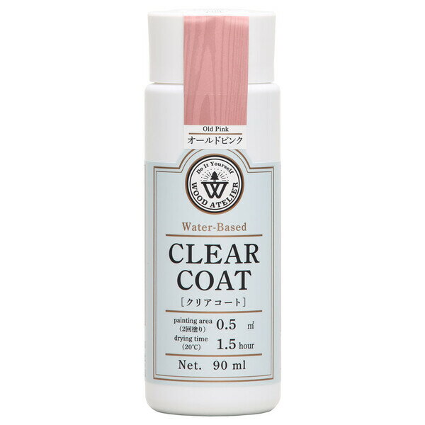 和信ペイント クリアコート 90ml(CC-04/オールドピンク) #800704(ワシン) Washin Paint Wood Atelier