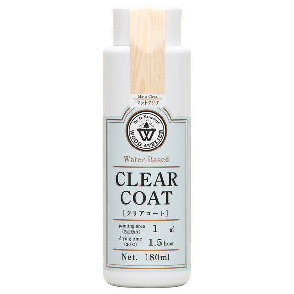 和信ペイント クリアコート 180ml(CC-13/マットクリア) #800743(ワシン) Washin Paint Wood Atelier
