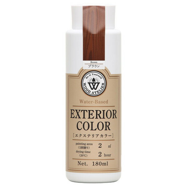 #800801(ワシン) 和信ペイント エクステリアカラー 180ml(EC-11/ブラウン) Washin Paint Wood Atelier