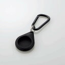 AT-SCKBK エレコム AirTag対応カラビナ付シリコンケース(ブラック)