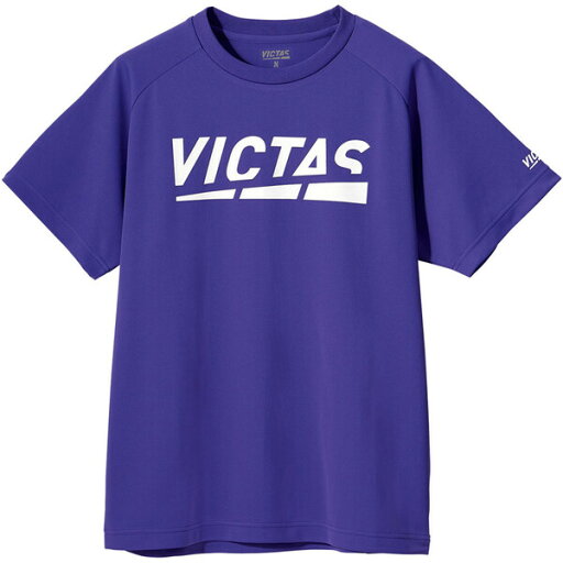 TSP-632101-8100-4XL ヴィクタス 男女兼用 卓球用プラクティスシャツ(バイオレット・サイズ:4XL) VICTAS プレイ ロゴ ティー TSP-632101-8100-4XL ヴィクタス 男女兼用 卓球用プラクティスシャツ(バイオレット・サイズ:4XL) VICTAS プレイ ロゴ ティー