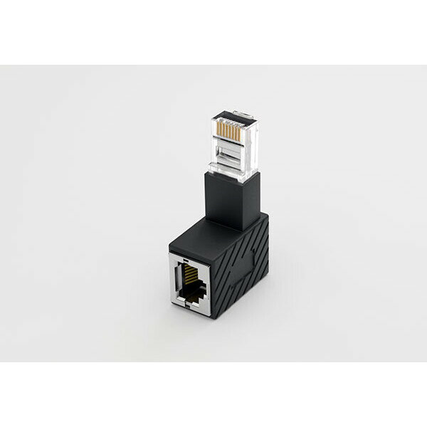 LAN角度変更コネクター LANコネクタ L字 角度 変更 RJ45 UTP CAT6A 10ギガビット対応 世田谷電器 中町5丁目 AREA AR-LL5