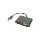GOPPAiSbpj USB Power DeliveryΉ Type-Cڑ VGAi~jD-sub15pinjfo/[dA_v^[iubNj GP-CV15H/B