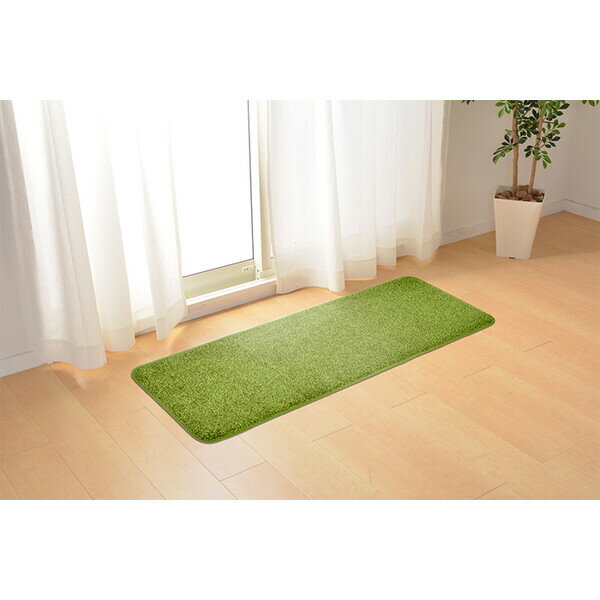 Water-Repellent Carpets - HAGIHARA(萩原) リアル芝生風のやわらかキッチンマット シーヴァ(45×180cm) シ-ヴア4518 SHIVA(シーヴァ) [シヴア4518]