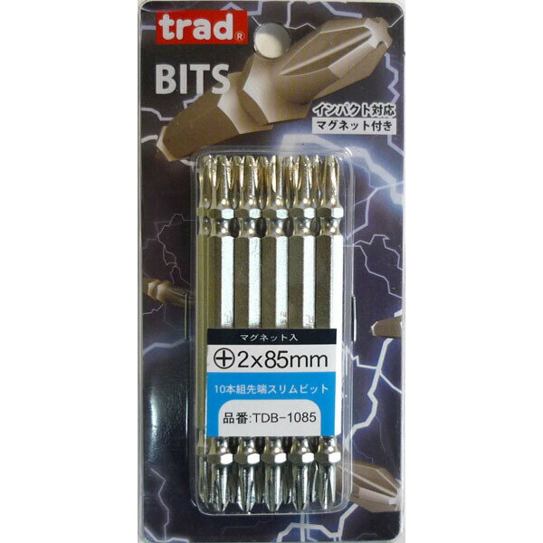 TRAD ��ü�����ӥå� (+2��85mm) 10���� �ޥ��ͥå����� #820212 TDB-1085 ����ѥ����б� TDB-1085 ����ѥ����б� �ޥ��ͥå��դ�