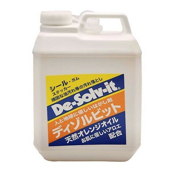 De-Solv-it 天然オレンジオイルはがし剤汚れ落とし #393017 ドーイチ ディゾルビット クリーナー 2L De-Solv-it 天然オレンジオイル はがし剤 汚れ落とし