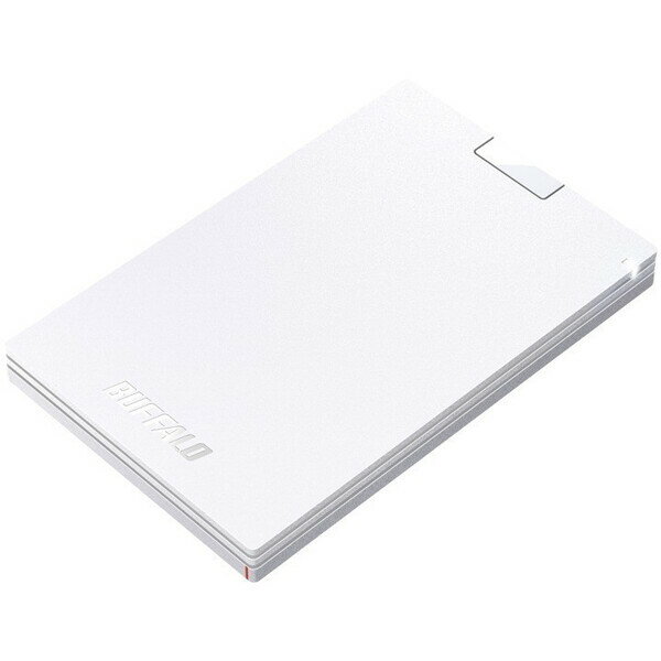 （Buffalo） 外けSSD SSD-PG1.0U3-WC ホワイト SSD：1TB バッファロー BUFFALO