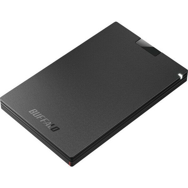 BUFFALO （バッファロー） USB 3.2(Gen 1)対応 ポータブルSSD 500GB(ブラック)【PS5/PS4/PS4 PRO 動作確認済】 SSD-PG500U3-BC