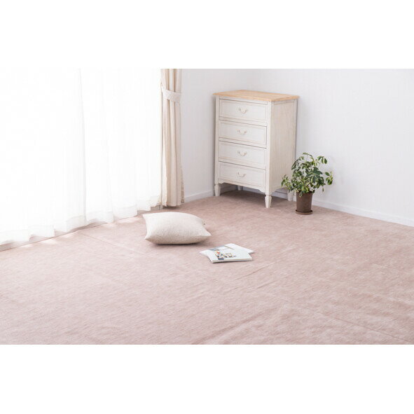 HAGIHARA(萩原) ペットにやさしい平織カーペット ラウム 江戸間8帖(352×352cm・ベージュ) ラウムE8BE [ラウムE8BE]
