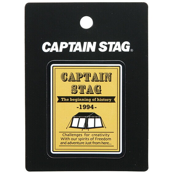 UM-1546 キャプテンスタッグ CSデザインステッカー メッシュタープ・ポスター50 62mm CAPTAIN STAG [UM1546キヤプテンスタツグ]