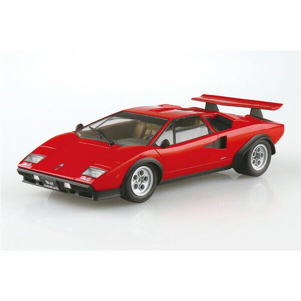 アオシマ 1/24 ザ・スーパーカー No.16 ’75 ウルフ・カウンタック Ver.1【63361】 プラモデル