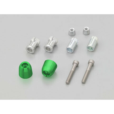 デイトナ アルミビレットバーエンド ラウンドプラグタイプ （グリーン） 99972 DAYTONA