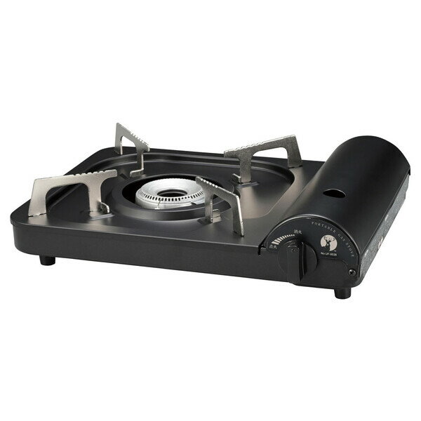 キャプテンスタッグ ポータブル　カセットコンロ（ブラック） UF-0028(キヤプテンスタツグ) CAPTAIN ST..