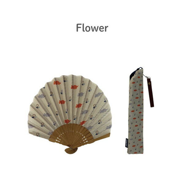 アンファンス Pan Gaia 扇子(Flower) EF-HF03B EN FANCE [EFHF03B]