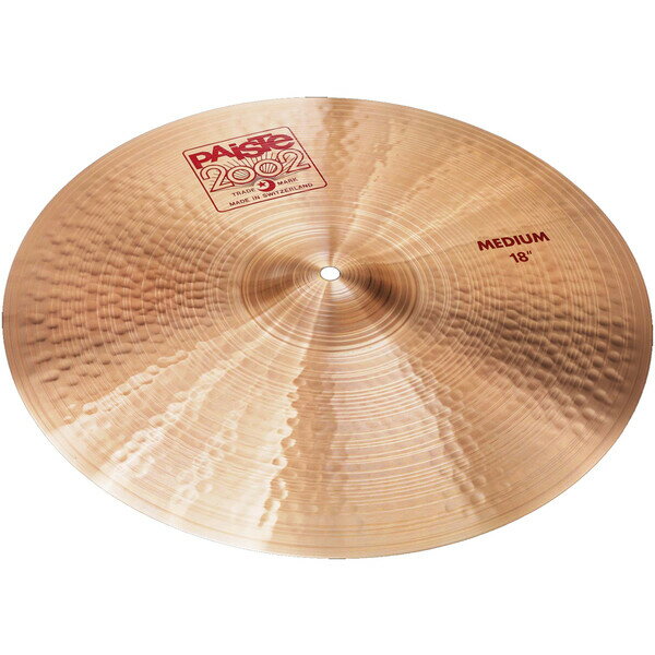 【返品種別A】□「返品種別」について詳しくはこちら□※画像は18インチのものを使用しています。◆2002はパイステシンバルの歴史を築き、そのサウンドは最新モデルにも継承されています◆暖かみがあり、透き通るようなクリアな音色、あらゆるスティックワークに敏速に反応する鋭いレスポンス◆柔らかく落ち着いた美しい響きの中にハイピッチでエネルギッシュなバイブレーションが際立つ2002シリーズはライブ派ドラマーの良き片腕です■　仕　様　■サイズ：16インチボリューム：Mediumウエイト：Medium[2002MEDIUM16]パイステ楽器・レコーディング＞ドラム/パーカッション＞シンバル＞クラッシュ
