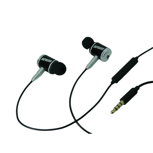 ジャパイヤー マイク＆コントローラー搭載 ダイナミック密閉型カナルイヤホン（シルバー） JE-MIC-444-..