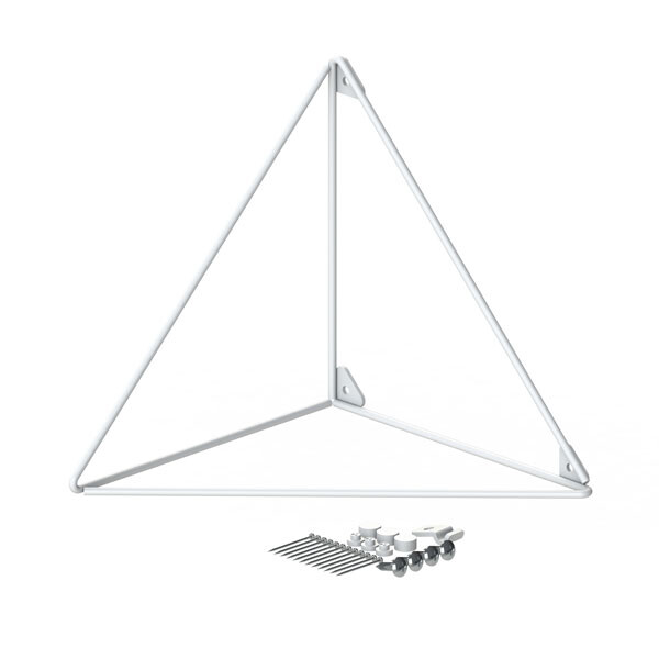 平安伸銅 トライアングルフレーム L（オフホワイト） WPW-68(ヘイアンシンドウ) LABRICO(ラブリコ) [WPW68ヘイアンシンドウ](3)