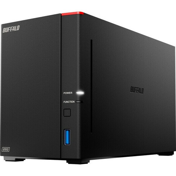 BUFFALO （バッファロー） ネットワーク対応ハードディスク（NAS） 16TB（8.0TB×2） LinkStation（リンクステーション）LS720Dシリーズ （RAID 0/1対応） LS720DN1602B