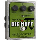 【返品種別A】□「返品種別」について詳しくはこちら□メーカー保証期間 1年Bass Big Muff Pi◆ファズ/ディストーションの代名詞 Big Muff は、1968年の登場以来40年に渡り、無数のギタリストとベーシストを魅了してきました。◆その Big Muff をベースに最適化し、更なる進化を遂げたのがBass Big Muffです。◆ベーシストに人気の高いアーミーグリーンのロシア版 Big Muff を基に、Bass Boost / Norm / Dry スイッチを追加しました。Dry のポジションでは、ドライ音を加えられます。歪みのエフェクト成分とドライ音の芯の太さが両立し、完璧なベース用ドライブサウンドを実現する理想的なベース用ディストーションです。主な特徴・Dry Output/・Effect Output・True Bypass仕様■　仕　様　■コントロール：Bass Boost/Norm/Dry Select Switchサイズ：（幅）91×（奥行）118×（高さ）50mm質量：360g電源：9Vバッテリ— or 9V DCセンターマイナスアダプター JP9.6DC-200（別売）[BASSBIGMUFFPI]エレクトロ・ハーモニックス楽器・レコーディング＞楽器用アンプ/エフェクター＞エフェクター＞ディストーション