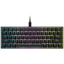 コルセア メカニカルゲーミングキーボード 英語配列 60％キーボード 銀軸 Corsair（コルセア）K65 RGB MINI CH-9194014-NA