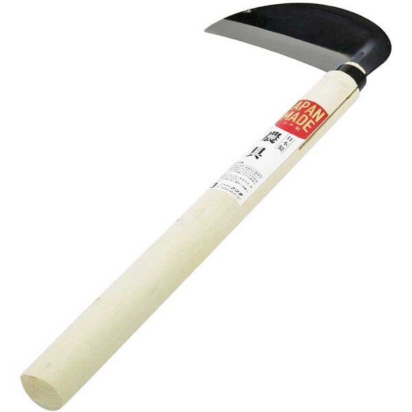 【返品種別B】□「返品種別」について詳しくはこちら□◆一段上の道具選び。園芸、農業で使用する日本製用具。◆鋭い切れ味！　切味持続！　草取りや草削り作業に。◆庭や家庭菜園の草取りや草削りに適しています。◆刃渡り120mmと扱いやすく狭い場所での作業に適しています。■　仕　様　■サイズ(約)：全長310mm、柄長270mm、刃長120mm材質：刃部/特殊刃物鋼[34013ホウネン]豊稔企販アウトドア＞ガーデン・エクステリア用品＞草刈り・除草用品