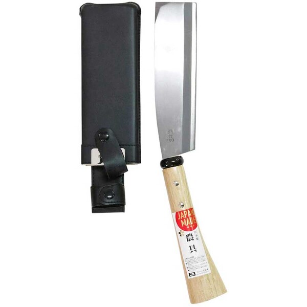 五十嵐刃物工業 鞘鉈 両刃 鋼付(刃長180mm) 34074