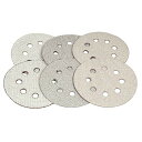 RSYP125S SK11 ランダムサンダー用ペーパー 6枚セット(各粒度2枚) 125mm 藤原産業